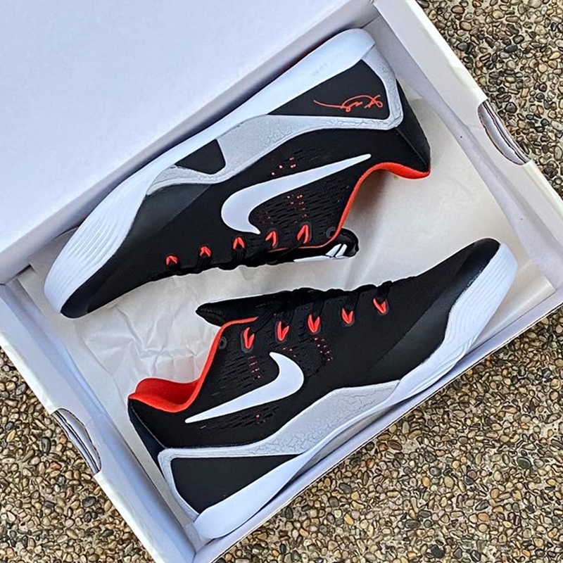 kobe red and white basketball shoes