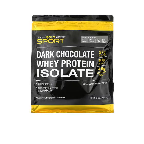 CLEARANCE SALE California Gold Nutrition, SPORT Dark Chocolate Whey