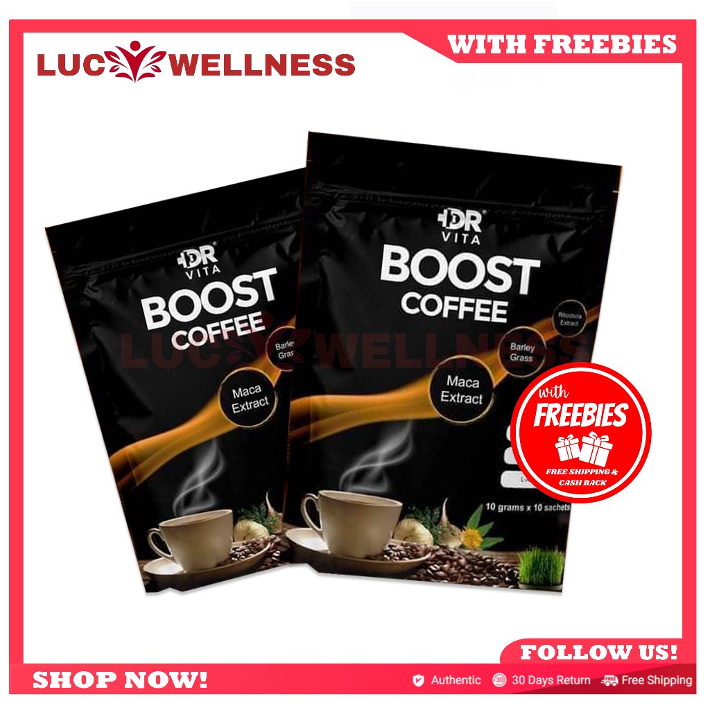 Dr Vita Boost Coffee With Maca Barley Grass And Rhodiola 10 Sachets Set Of 2 Shopee 4810