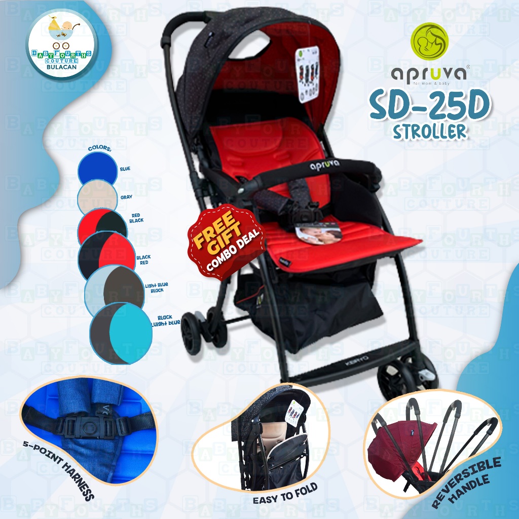 COD Apruva Stroller for Baby Sd 25D Keiryo Lightweight and with Reversible Handle Shopee Philippines