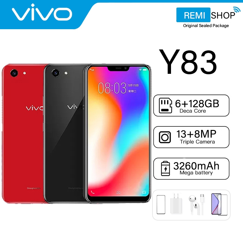 Vivo Y83 Original Cellphone Smartphone 6gb128gb Android Phone 63inch