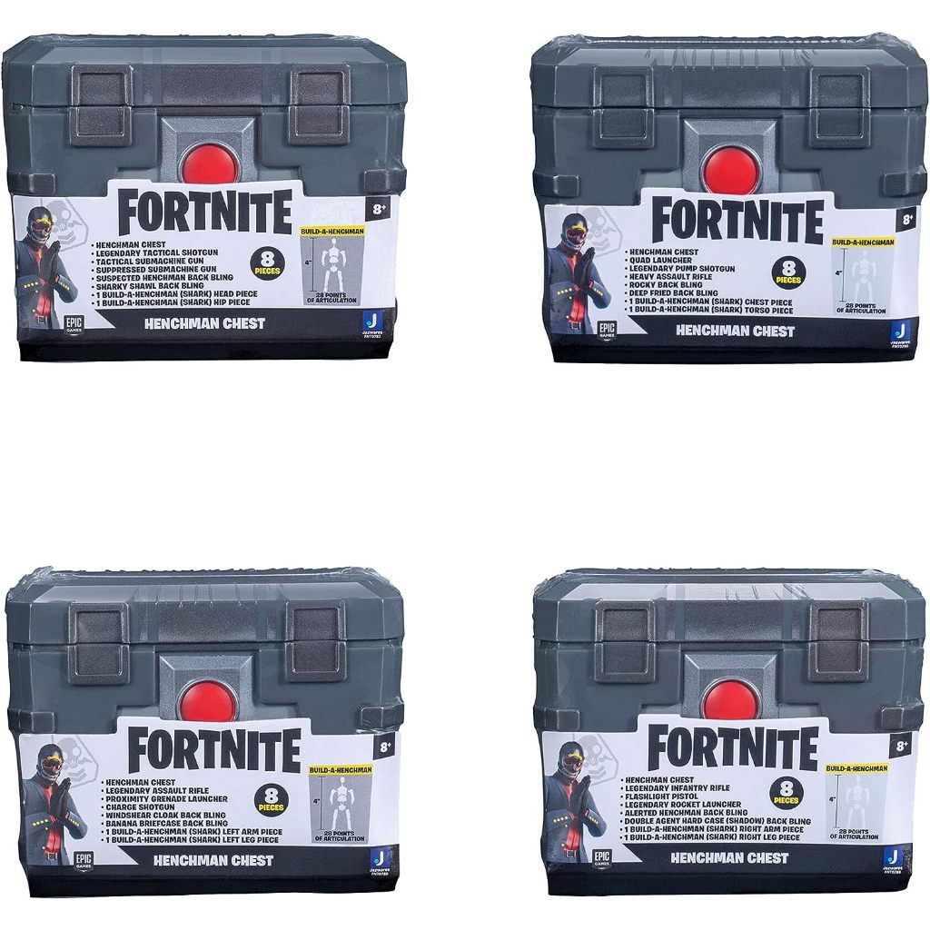 Jazwares, Fortnite Henchman, Grotto Style Chests Collectible Accessory ...