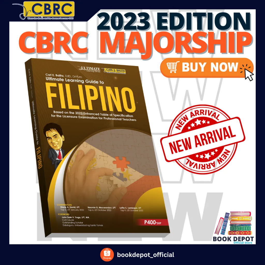 Ready Stock CBRC FILIPINO MAJORSHIP LET REVIEWER 2023 Edition | Shopee ...