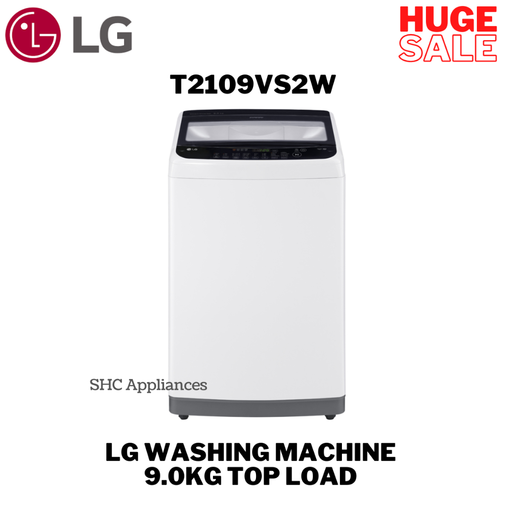 LG Washing Machine 9.0kg Top Load T2109VS2W Shopee Philippines