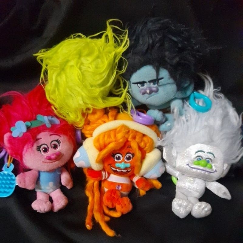 trolls poppy, DJ suki, branch, guy diamond, fuzzbert, bridget bergen ...