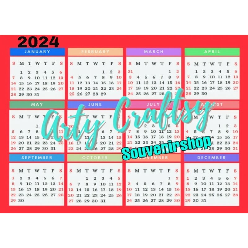 Calendar 2024 and 2025 Giveaways for any occasion , Bigger