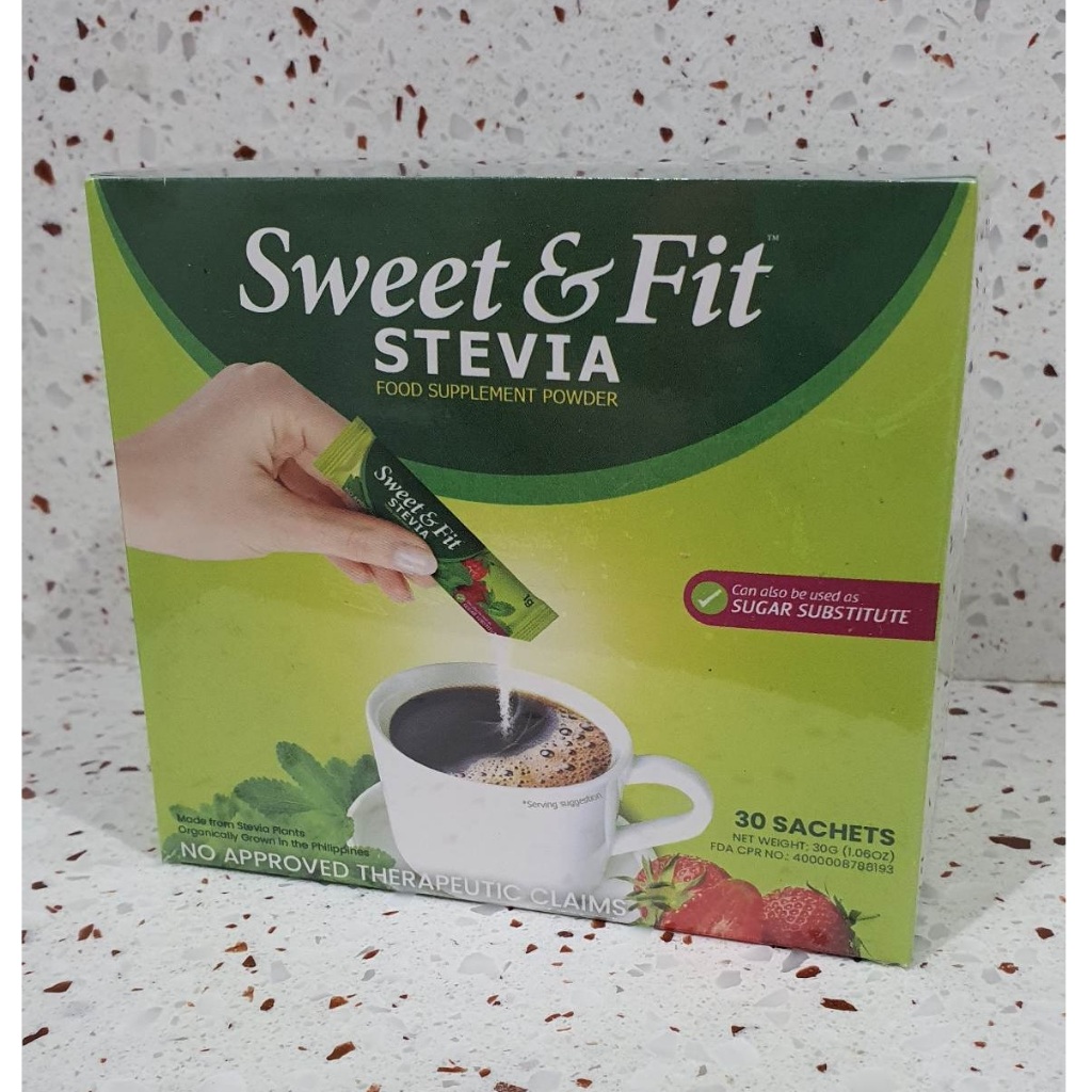 Glorious Blend Sweet & Fit Stevia Food Supplement Powder Healthy and