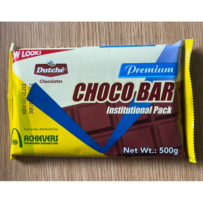 Dutche Chocolate Baking Bar 500g Shopee Philippines