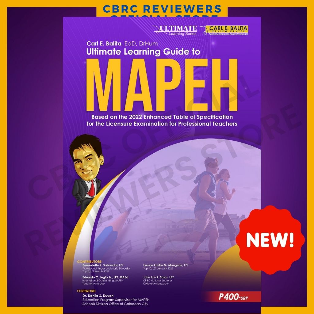 CBRC ULG FOR MAPEH Majorship LET Reviewer Latest | Shopee Philippines