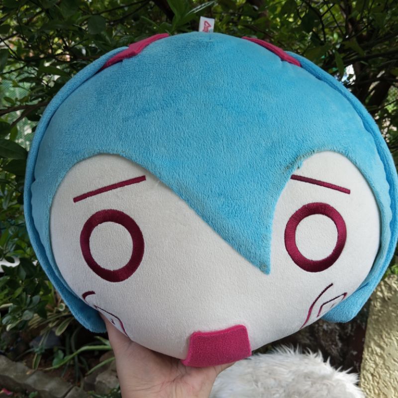 VOCALOID Hatsune Miku Large KAOMOJI Head Pillow Plush Shopee Philippines