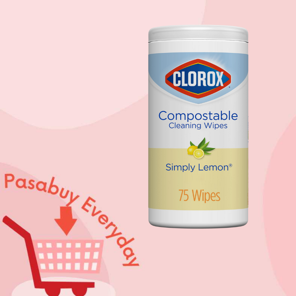 Clorox Simply Lemon Compostable Cleaning Wipes 75pcs Shopee Philippines