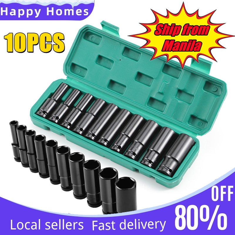 Impact Wrench Socket 20 pcs Set 1/2'' Electric Power Tool Hex Socket