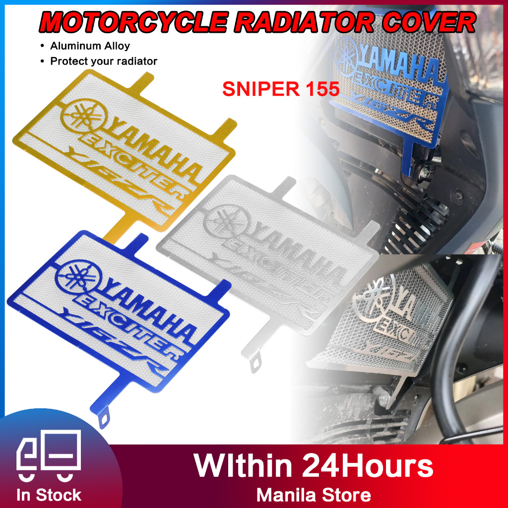 YAMAHA SNIPER 155 RADIATOR COVER ALUMINUM ALLOY NETDESIGN / ENGINE COVER FOR SNIPER 155 vva