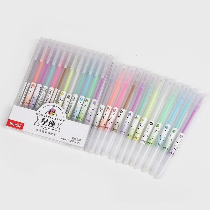 Kapcat Constellation Pastel and Metal Gel Pen Set （0.6mm) | Shopee ...