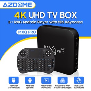 Mxq Pro 8k 5G Digital Android Smart TV Box 8GB Ram 128GB Rom With Free  Netflix and Dish Channels