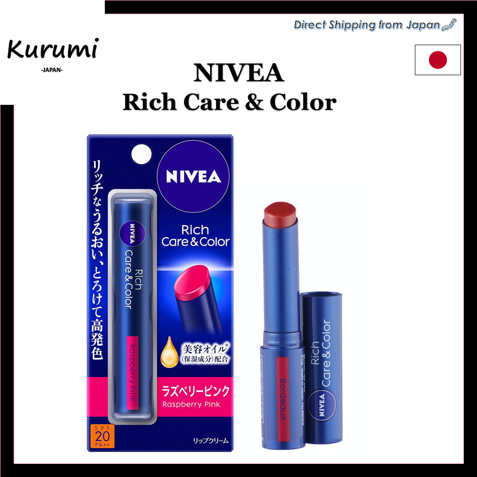 NIVEA Rich Care & Color Lip 2g 8colors | Shopee Philippines