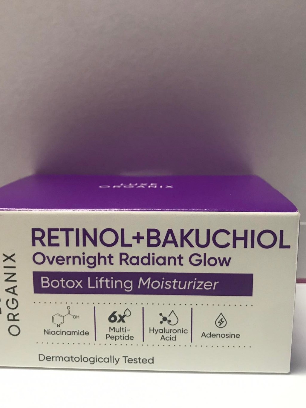 LUXE ORGANIX RETINOL + BAKUCHIOL Overnight Botox Lifting Moisturizer ...