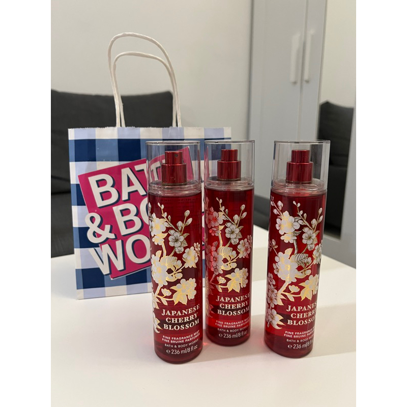 Japanese Cherry Blossom Body Mist 236ml bottle Bath and Body Works