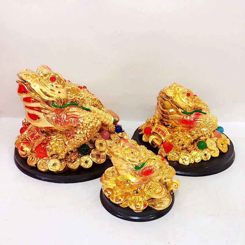 Fengshui Money Frog Lucky Money Toad with Coin 3