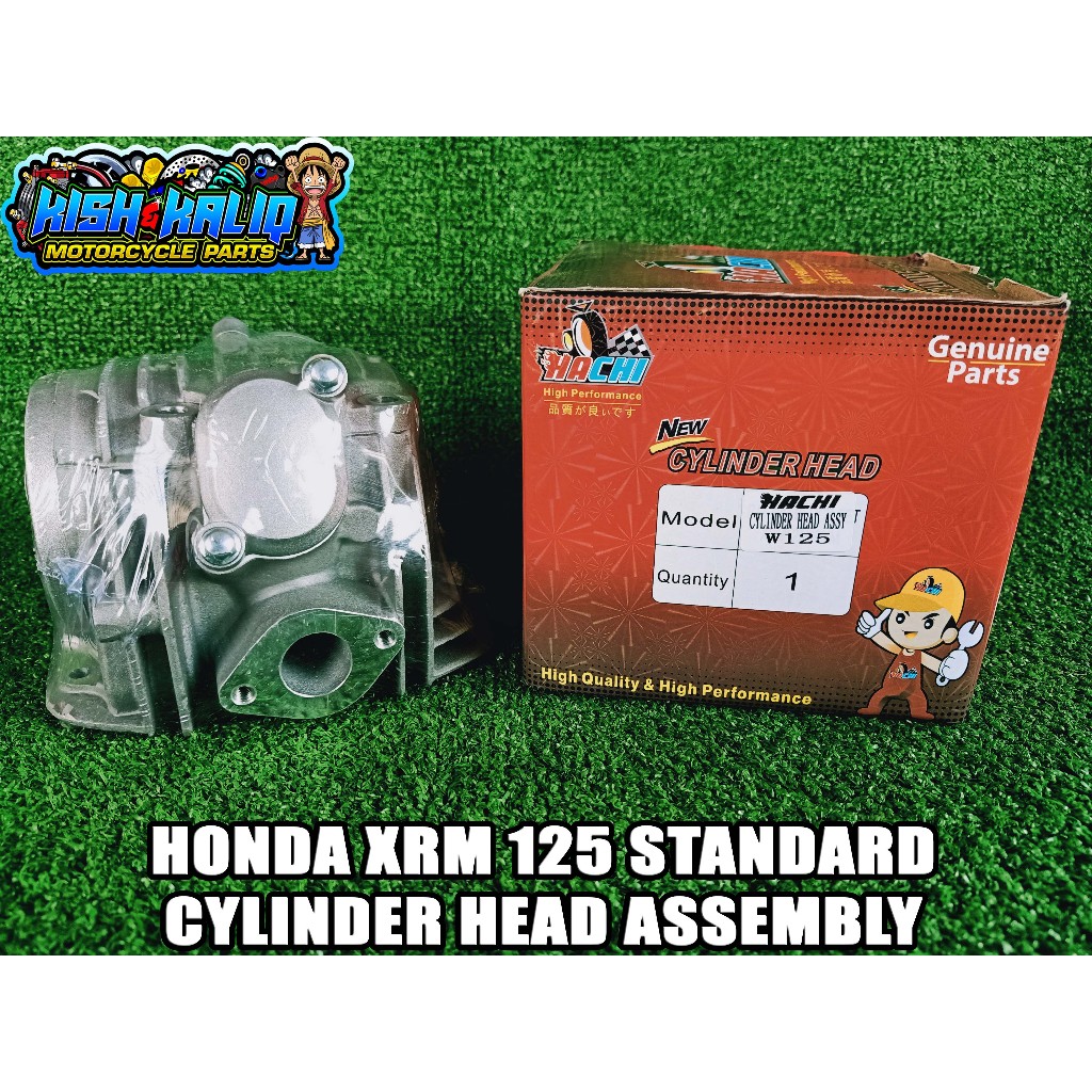 HACHI CYLINDER HEAD COMPLETE ASSEMBLY FOR HONDA XRM 125 | Shopee ...