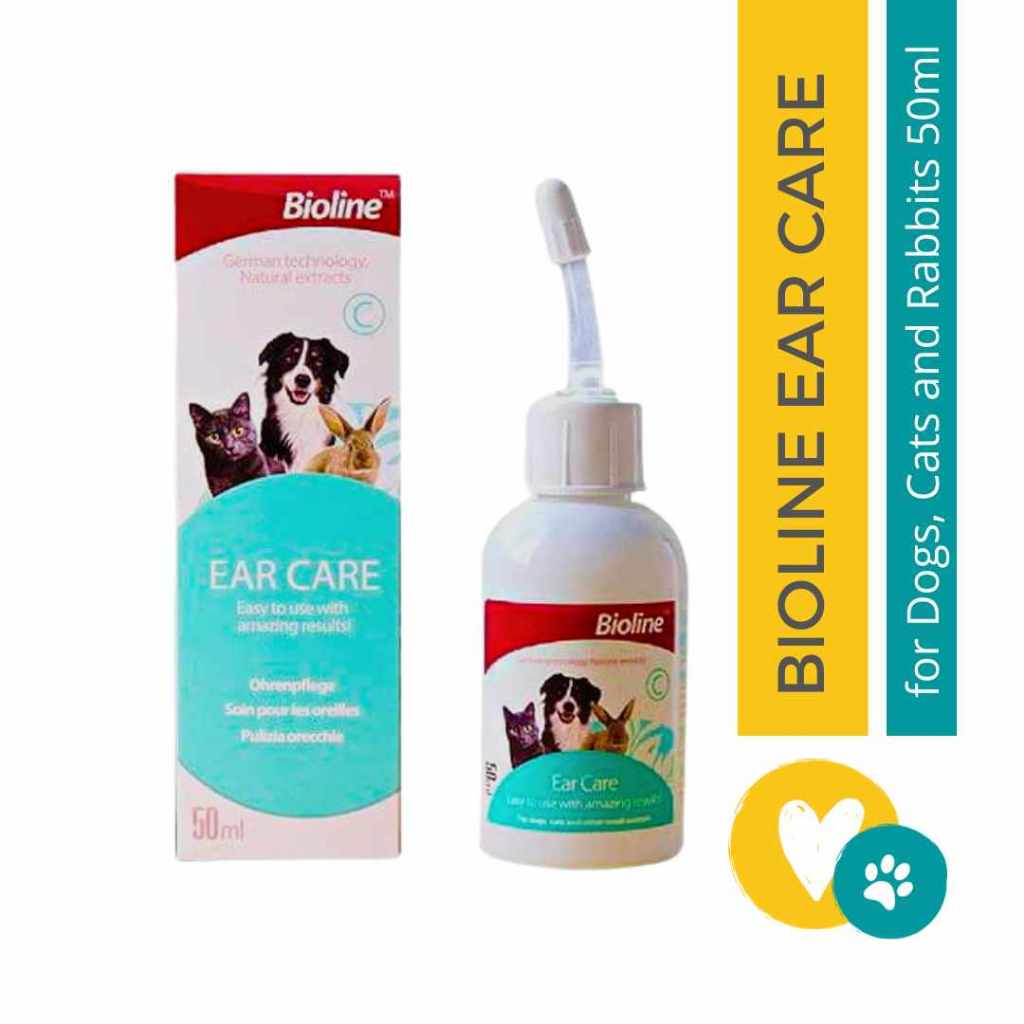 PPC Bioline Ear Care for Dogs, Cats and Rabbits (50mL) Shopee Philippines