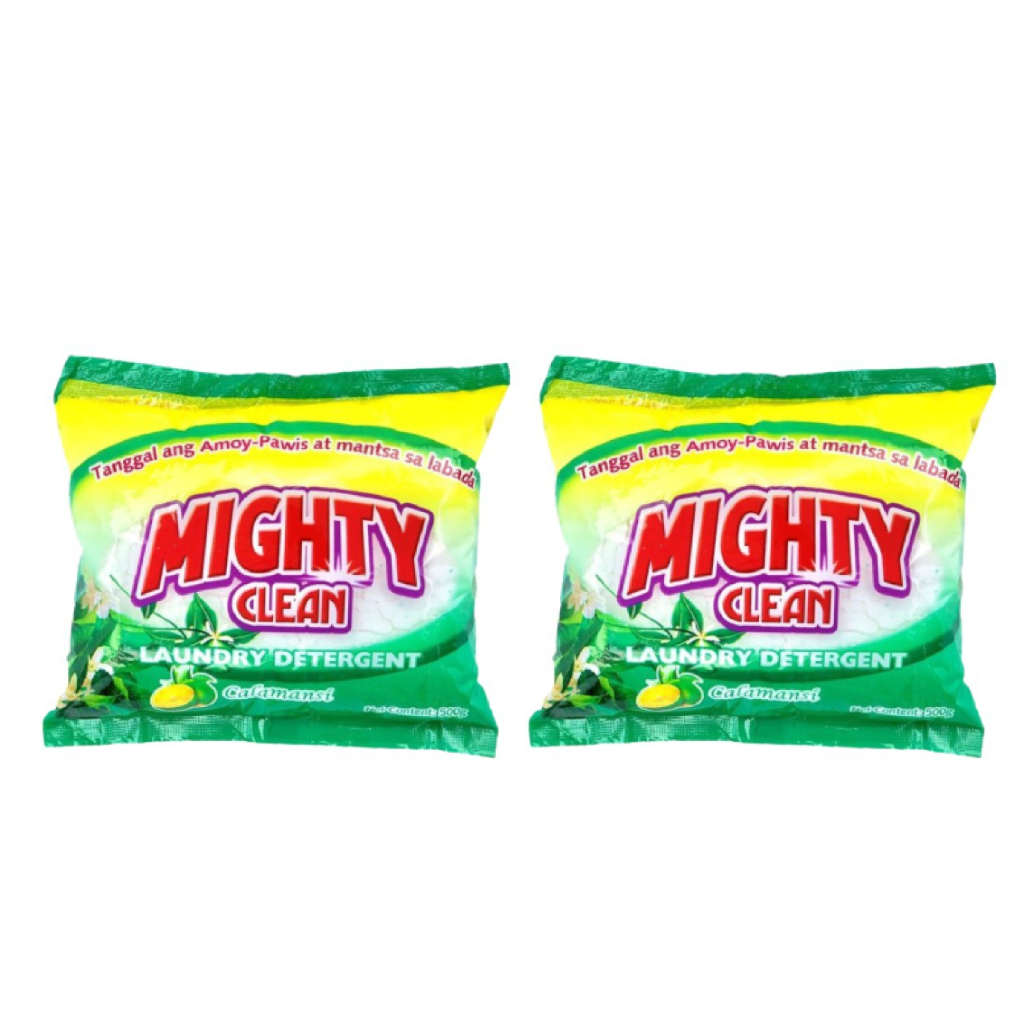 Mighty Clean Detergent Powder Calamansi 500g Bundle Of 2 Shopee