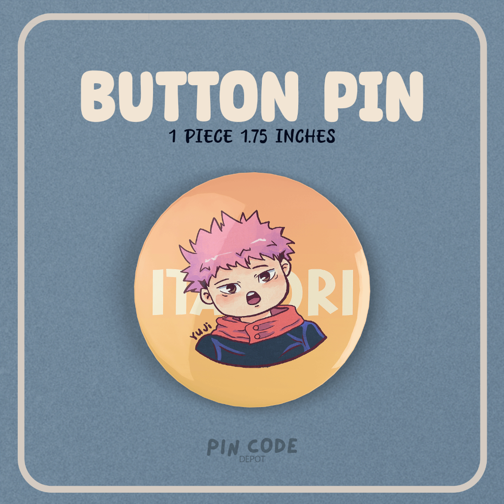 PINCODE DEPOT Jujutsu Kaisen Button Badge | Shopee Philippines