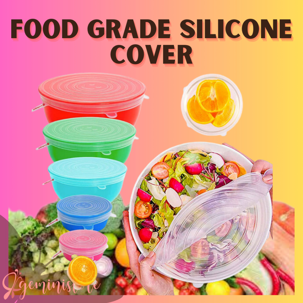 GEMINI STORE FoodGrade Silicon Covers Zero Waste to Keep Food Fresh
