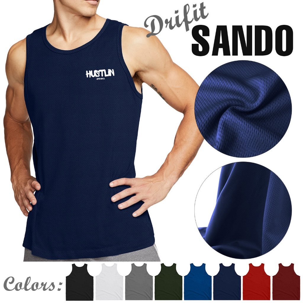 DRT 2.2 HUSTLIN APPAREL JERSEY SANDO FOR MEN - Fit to sizes small to ...