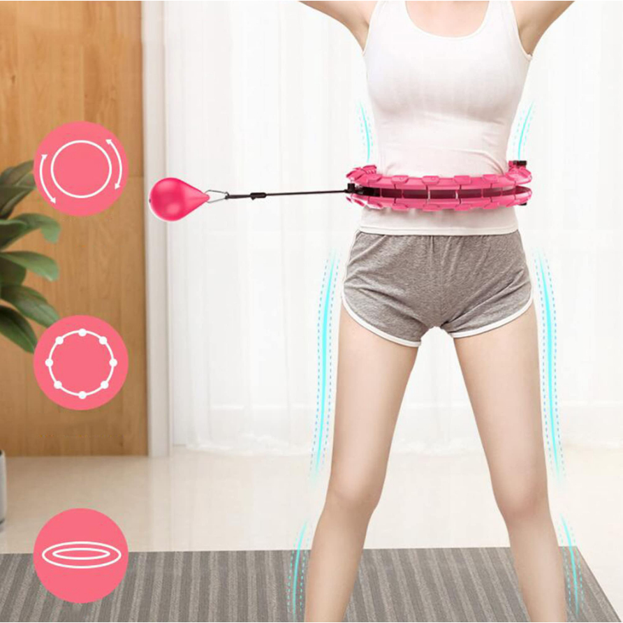 24 SECTION EXERCISE, Field Therapy Hula Hoop, Adjustable