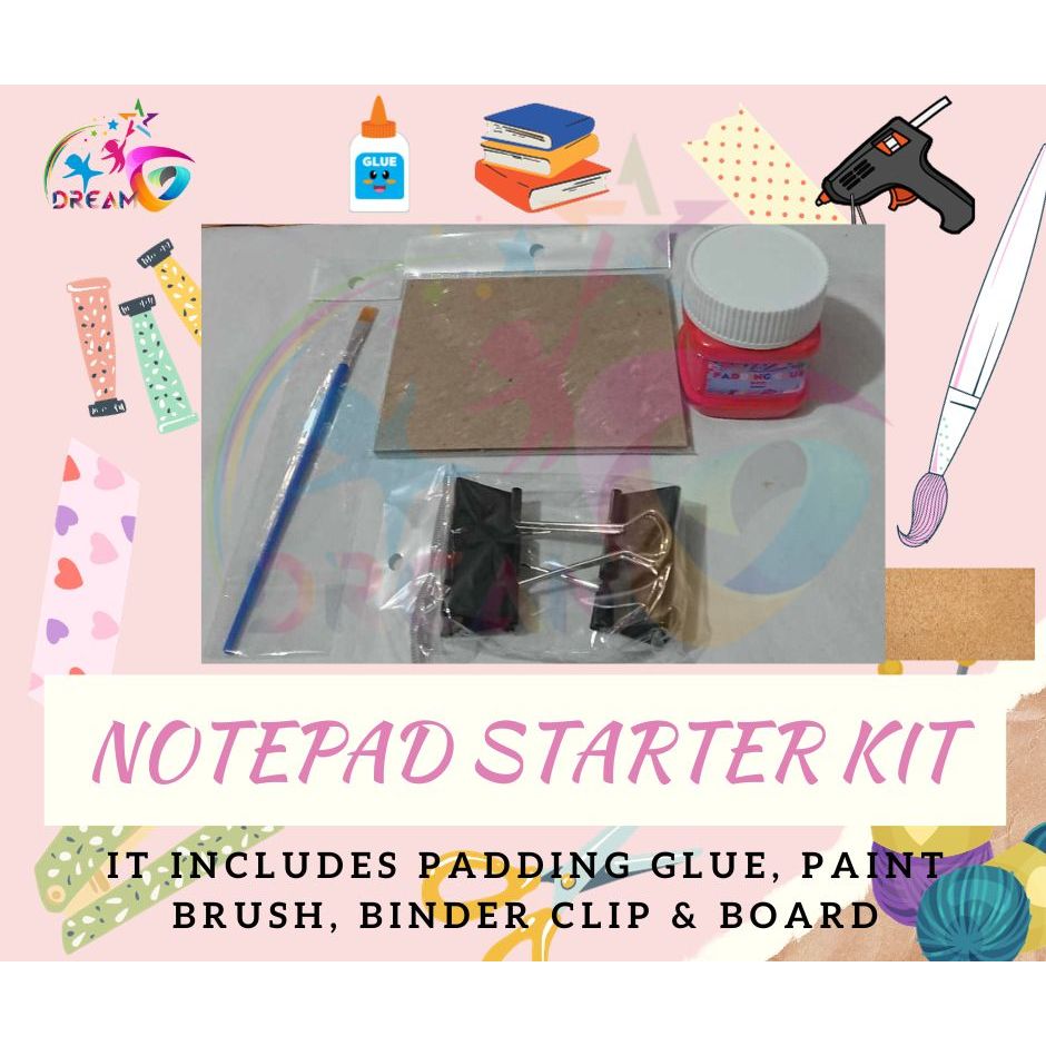 Starter kit for making notepad, invoice, memo pad, scratch pad, small ...