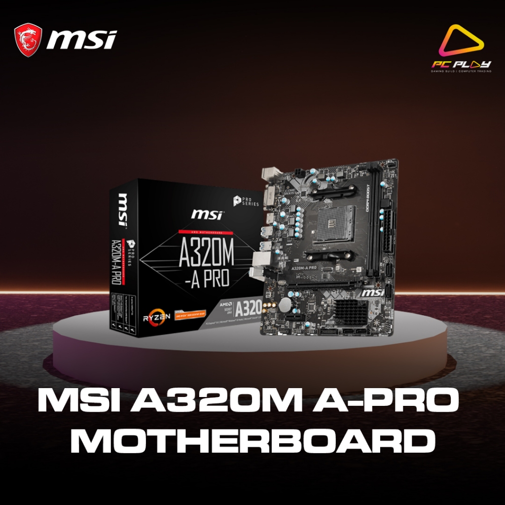 MSI A320M APRO MOTHERBOARD Shopee Philippines