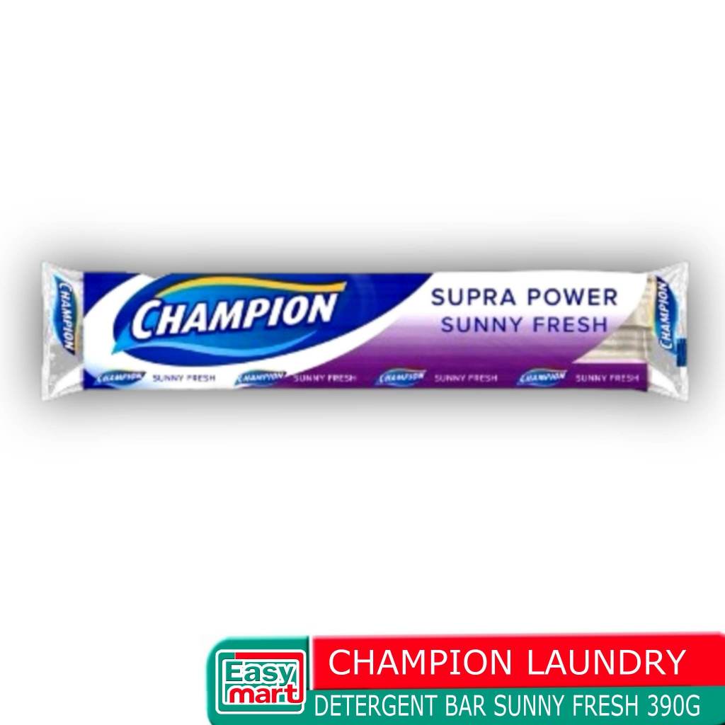 Easymart Champion Laundry Detergent Bar Sunny Fresh 390g Shopee