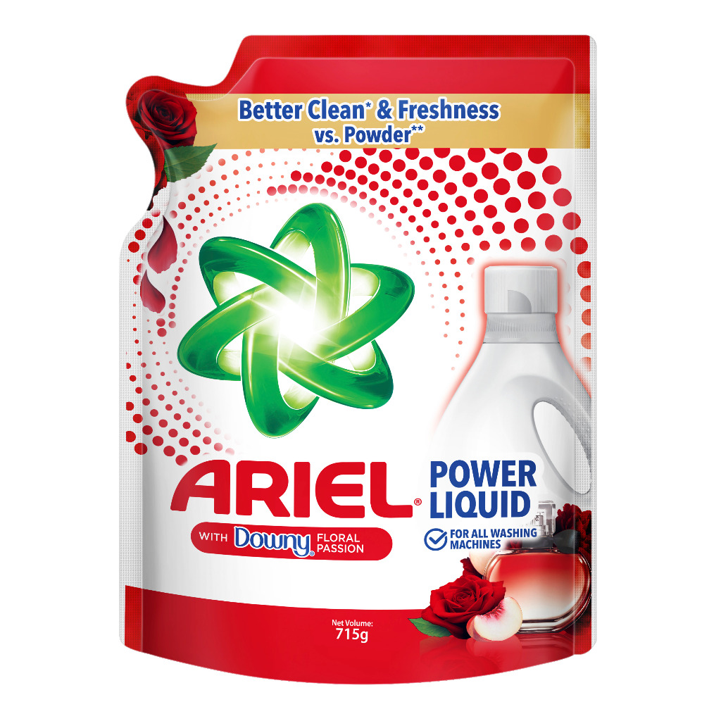 Ariel Liquid Laundry Detergent Floral Passion With Downy 715g Shopee