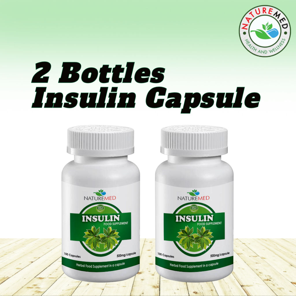 2 BOTTLES NATUREMED INSULIN FOOD SUPPLEMENT CAPSULE | Shopee Philippines