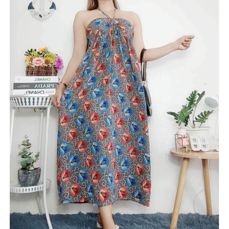 Beach dress shopee hotsell