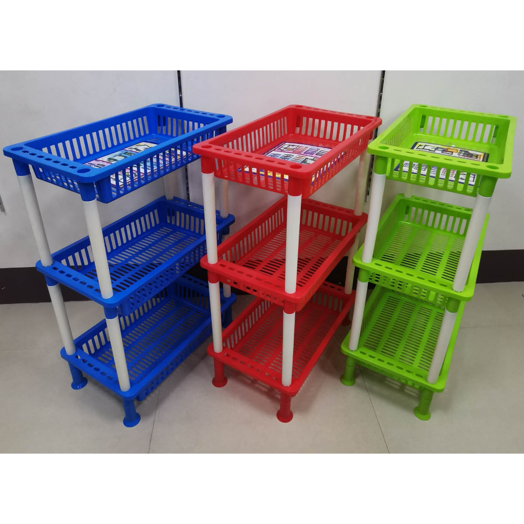 3 LAYER PLASTIC STORAGE RACK HOME ORGANIZER | Shopee Philippines