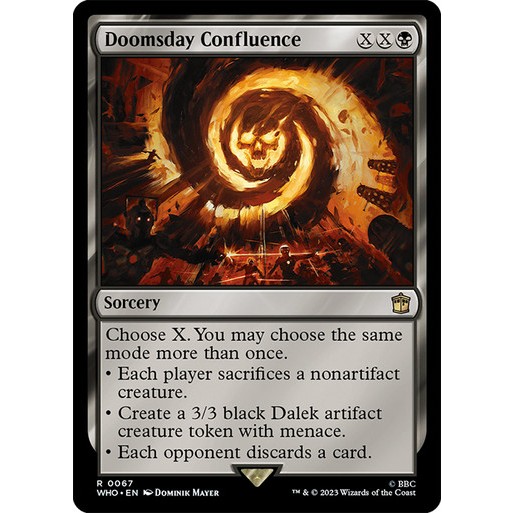 Doomsday Confluence Rare Universes Beyond: Doctor Who Magic the ...