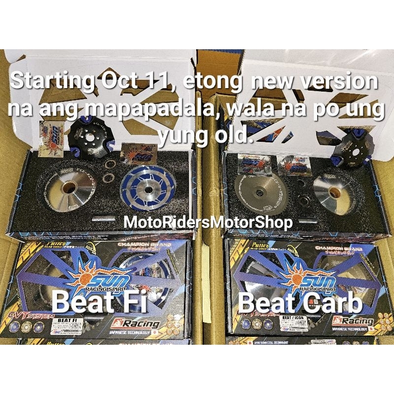 Sun Pulley Set for Honda Beat Fi & Beat Carb/Icon 13.5degree NEW