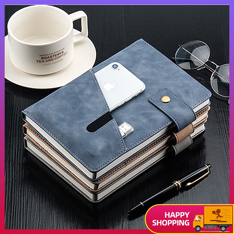 2025 Planner Leather Case Calendar Weekly Diary Schedule Notebook with ...