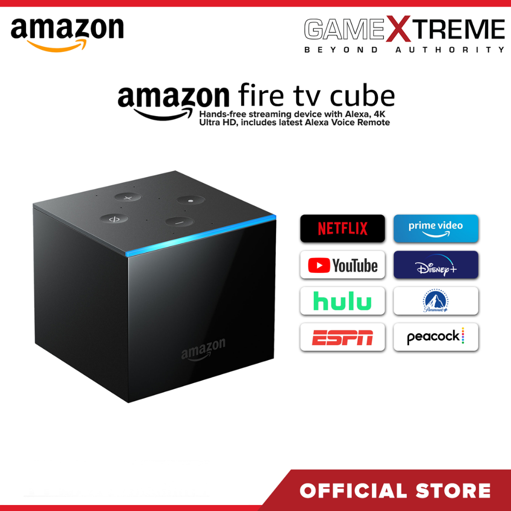 Amazon Fire TV Cube 2nd Gen 4K Streaming Media Player Black Shopee