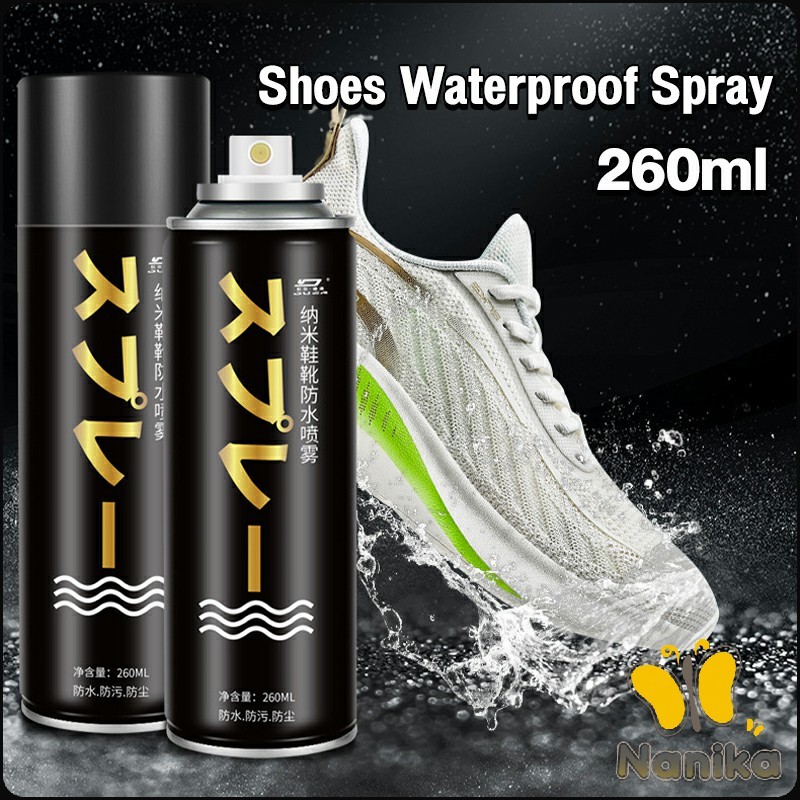 BE 260ml Shoes Waterproof Spray Shoes Spray Anti-dirty Water Repellent Shoes  Protector