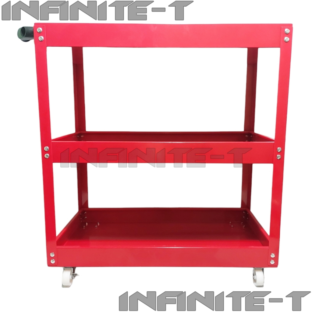 Heavyduty Utility Cart with 3 Layers, Rolling Tool Cart on Wheels ...