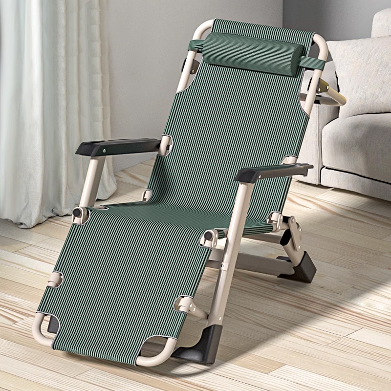 Portable 2in1 Folding Chair Folding Bed Recliner Sleeping Loung Camping