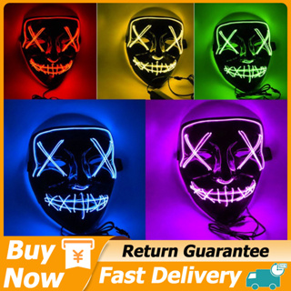 Buy Demon Slayer Mask,LED Halloween Mask Japanese Anime Demon Slayer (3pcs)  Online at Low Prices in India 