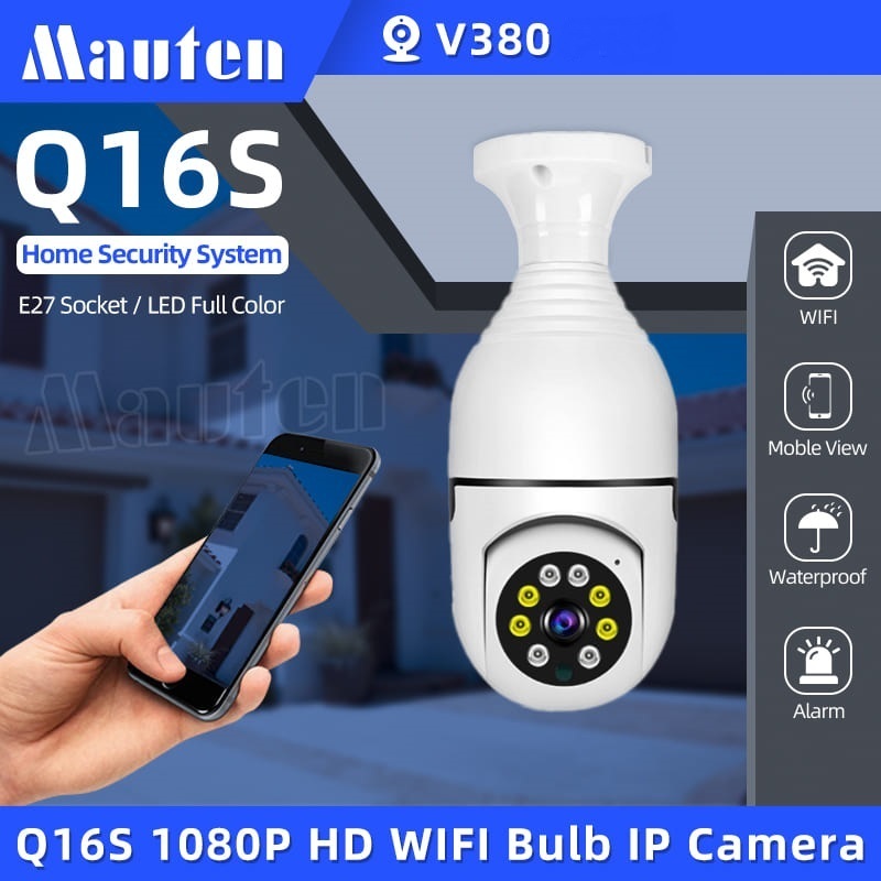 【COD】V380 Q16 CCTV Camera 360° Panoramic Wireless 1080P Smart Security ...