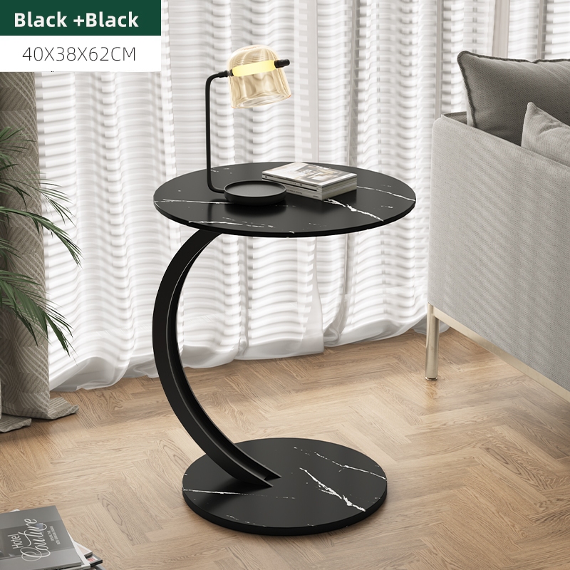 Side Table Simple Mini Bedside Coffee Table Round Small Table Living ...