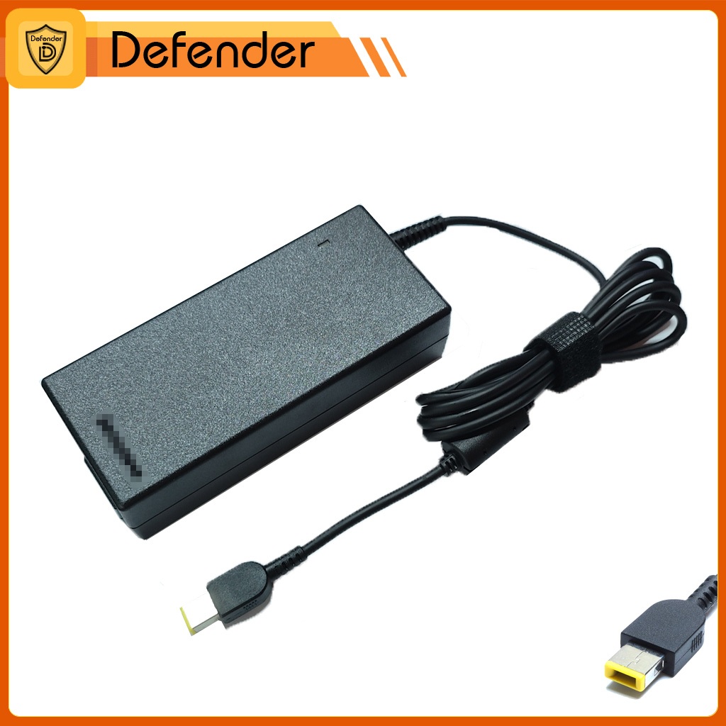 Lenovo Laptop Charger 120W 19.5V 6.15A Rectangle USB 41A9734 AC Adapter ...