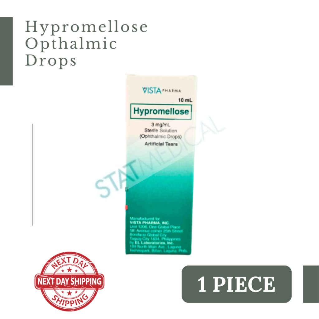 Hypromellose Ophthalmic Eye Drops 10mL 1 Piece l EXP DATE 6/2025