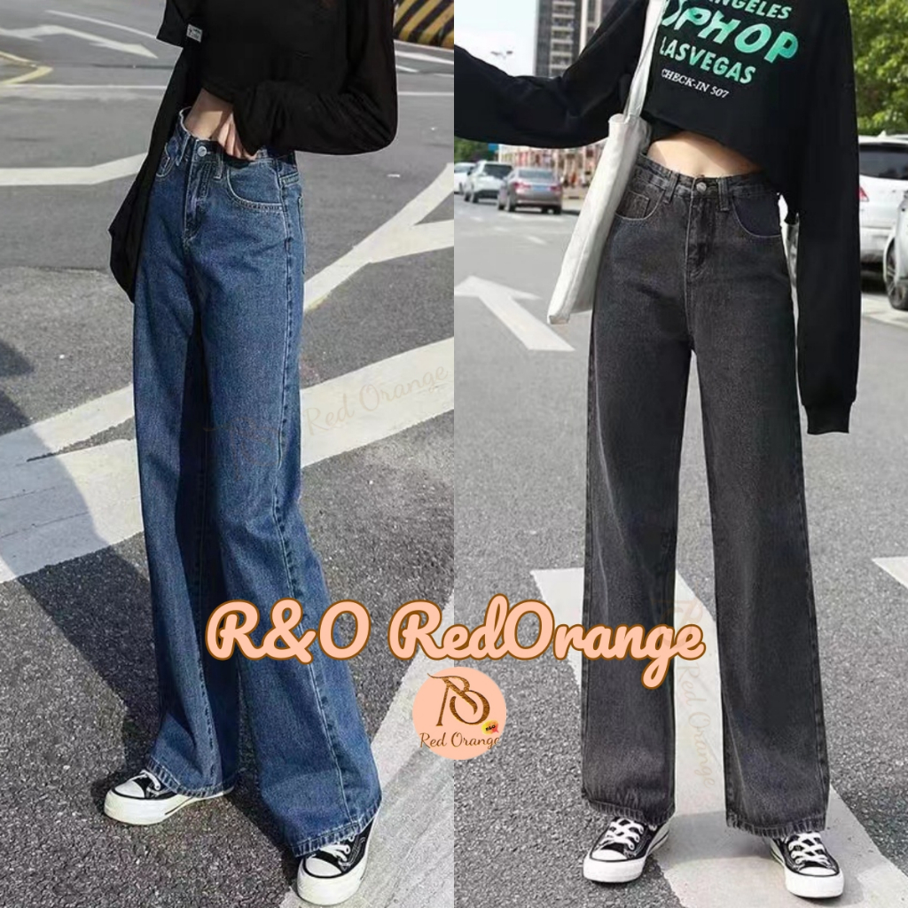 Girl Midwaist Straight Leg Denim